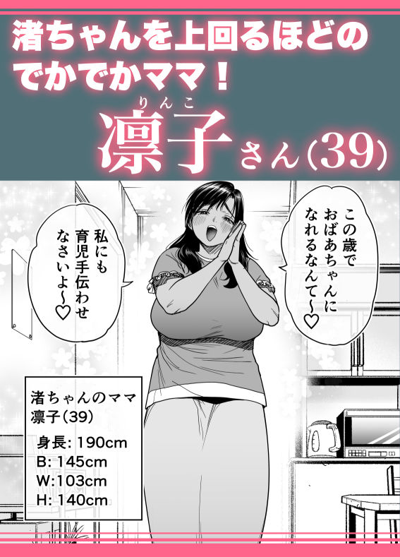 褐色でかでかボーイッシュ！渚ちゃん3  妊娠中の渚ちゃんの代わりに剛毛渚ママと性処理えっち編 画像2